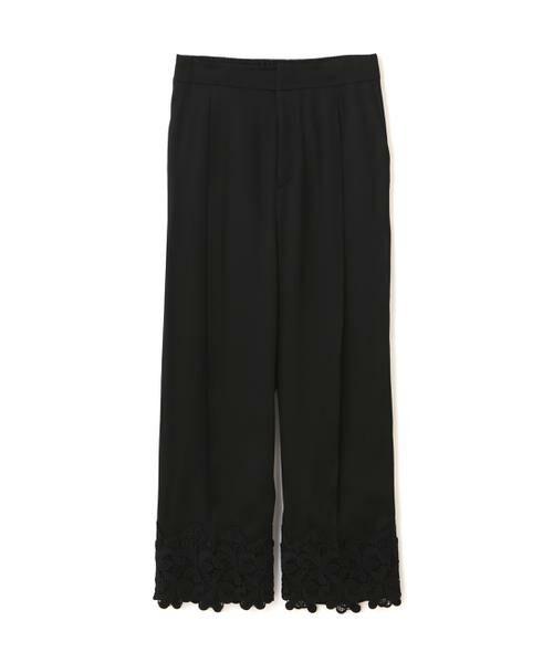 ADORE/アドーア ブライトサテンパンツ ブラック 36 ADORE/アドーア ブライトサテンパンツ ブラック 36