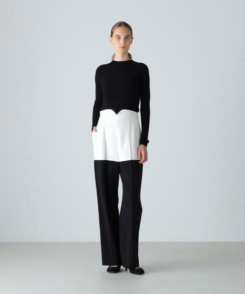ADORE / アドーア パンツ | ◆バイカラーWクロスパンツ | 詳細1