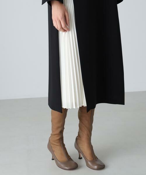 ADORE / アドーア ワンピース | ◆バイカラープリーツワンピース | 詳細9