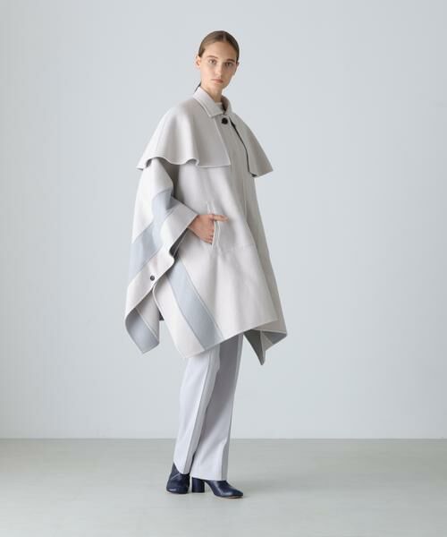 ADORE / アドーア アウター | ◆Ca混2TONEリバーケープコート | 詳細3