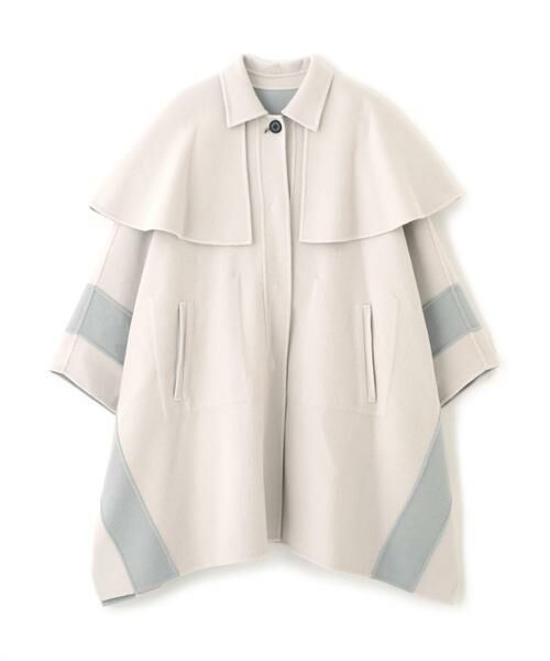 ADORE / アドーア アウター | ◆Ca混2TONEリバーケープコート(エクリュ1)