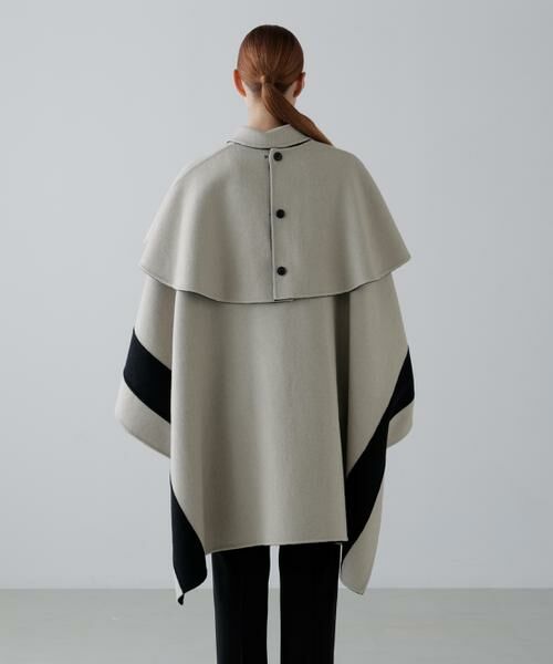 ADORE / アドーア アウター | ◆Ca混2TONEリバーケープコート | 詳細12
