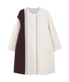 ADORE / アドーア アウター | ◆Ｃａ混２ＴＯＮＥリバーノーカラーコート