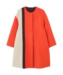 ADORE / アドーア アウター | ◆Ｃａ混２ＴＯＮＥリバーノーカラーコート