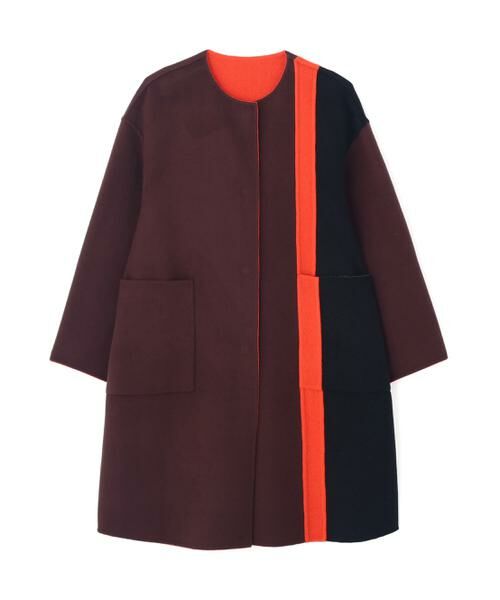 ADORE / アドーア アウター | ◆Ｃａ混２ＴＯＮＥリバーノーカラーコート | 詳細8