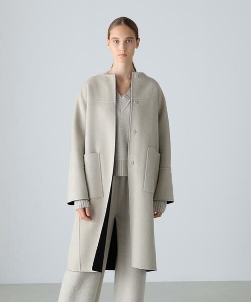 ADORE / アドーア アウター | ◆Ｃａ混２ＴＯＮＥリバーコクーンコート | 詳細9