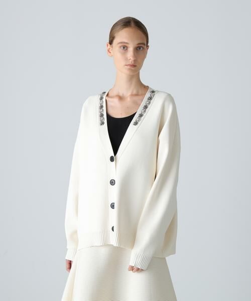 ADORE / アドーア ニット・セーター | ◆ビジューカーディガン | 詳細1