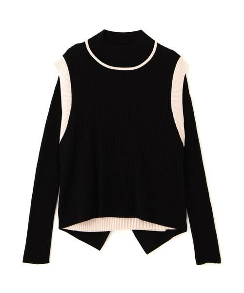 ADORE / アドーア ニット・セーター | レイヤードニット(ブラック)