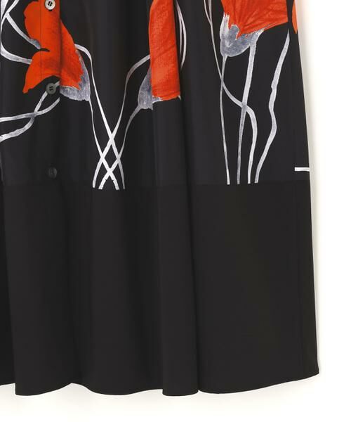 ADORE / アドーア ワンピース | ドローイングフラワープリントワンピース | 詳細6