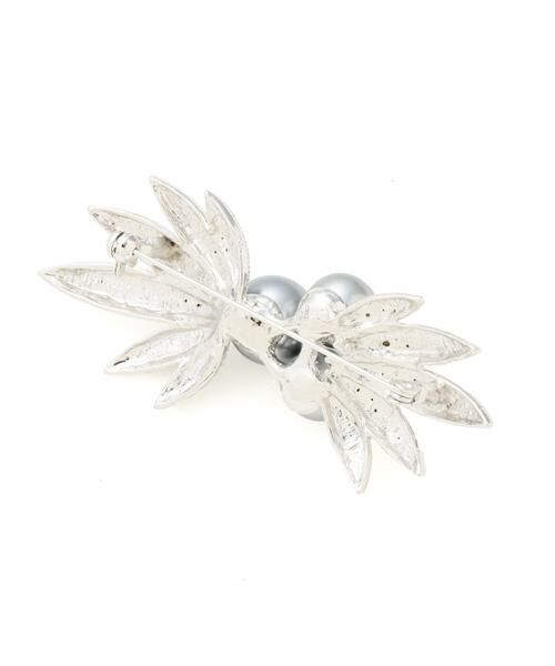 ADORE / アドーア アクセサリー | グレイッシュクリスタルブローチリーフ | 詳細1