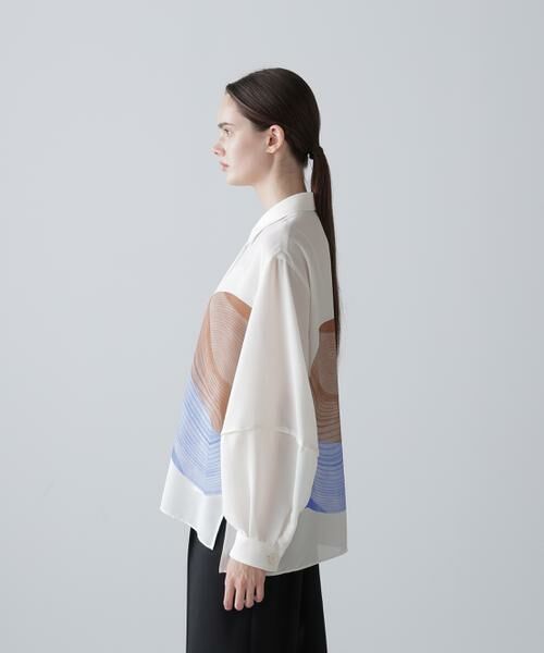 ADORE / アドーア シャツ・ブラウス | ◆コントゥアープリントブラウス | 詳細4