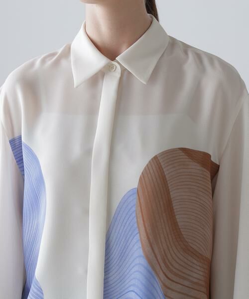 ADORE / アドーア シャツ・ブラウス | ◆コントゥアープリントブラウス | 詳細6