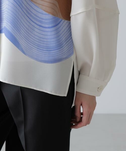 ADORE / アドーア シャツ・ブラウス | ◆コントゥアープリントブラウス | 詳細8