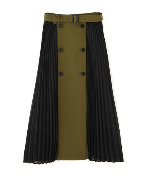 ADORE / アドーア スカート | ◆マトラッセトリプルクロススカート(カーキ)