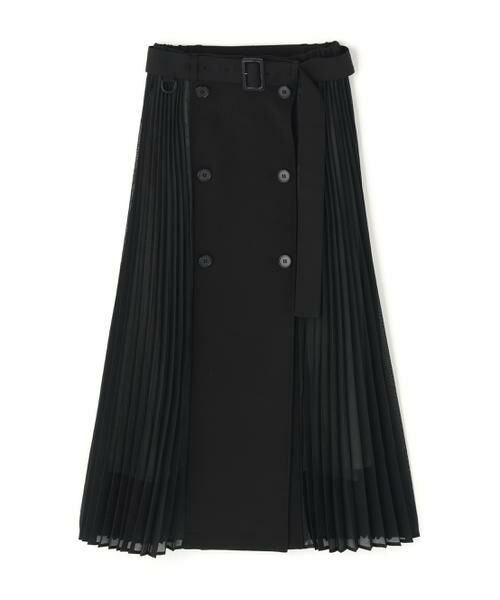 ADORE / アドーア スカート | ◆マトラッセトリプルクロススカート(ブラック)