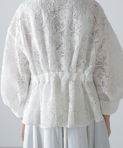 ADORE / アドーア テーラードジャケット | ◆ナイロンダンプ×レースブルゾン | 詳細9