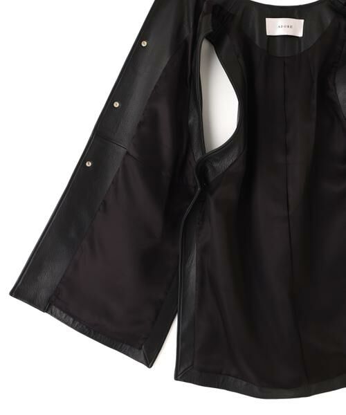 ADORE / アドーア テーラードジャケット | ◆ゴートレザージャケット | 詳細10