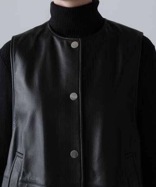 ADORE / アドーア テーラードジャケット | ◆ゴートレザージャケット | 詳細7