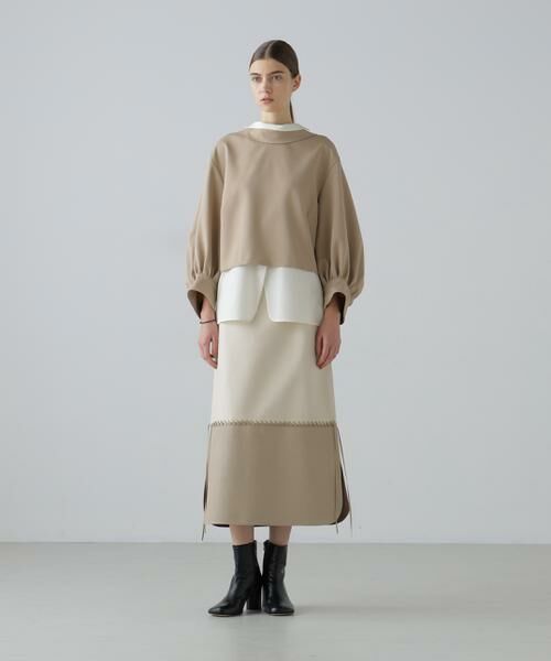 ADORE / アドーア スカート | ◆レースアップフェイクレザースカート | 詳細1