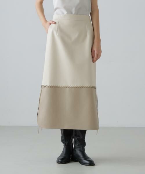 ADORE / アドーア スカート | ◆レースアップフェイクレザースカート | 詳細3