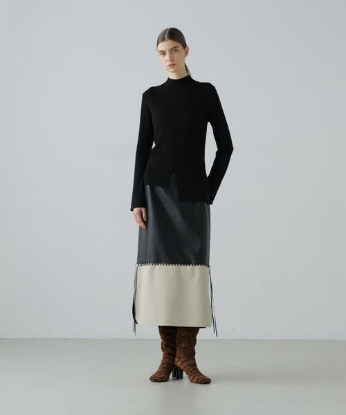 ADORE / アドーア スカート | ◆レースアップフェイクレザースカート | 詳細13