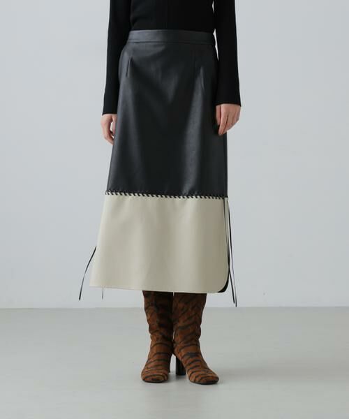 ADORE / アドーア スカート | ◆レースアップフェイクレザースカート | 詳細14