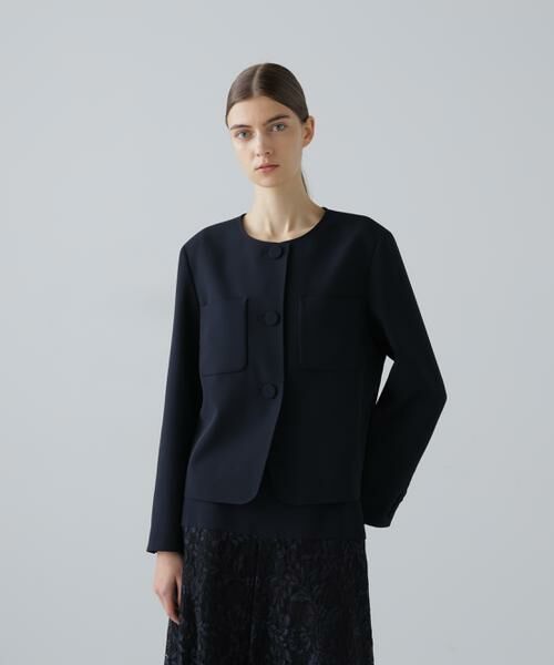 ADORE / アドーア テーラードジャケット | ◆ストレッチジョーゼットジャケット | 詳細1