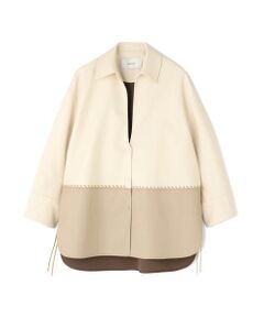 ADORE / アドーア テーラードジャケット | ◆レースアップフェイクレザージャケット