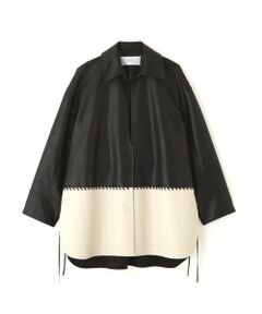 ADORE / アドーア テーラードジャケット | ◆レースアップフェイクレザージャケット