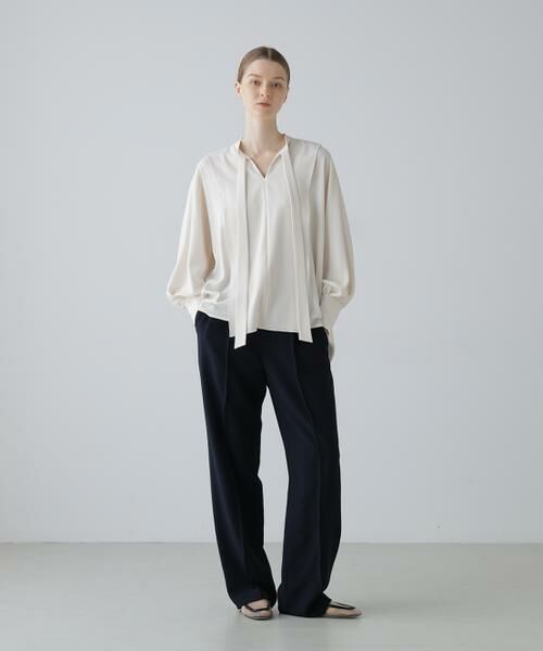 ADORE / アドーア シャツ・ブラウス | バックサテンジョーゼットブラウス | 詳細2