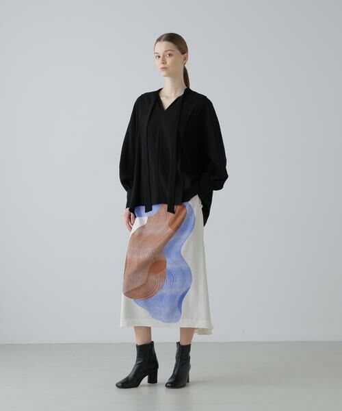 ADORE / アドーア シャツ・ブラウス | バックサテンジョーゼットブラウス | 詳細6