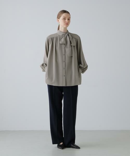 ADORE / アドーア シャツ・ブラウス | ドライタッチツイルブラウス | 詳細2