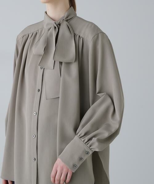 ADORE / アドーア シャツ・ブラウス | ドライタッチツイルブラウス | 詳細6