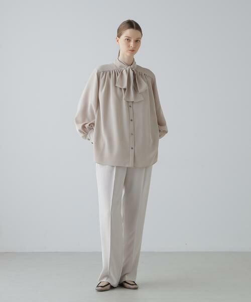 ADORE / アドーア シャツ・ブラウス | ドライタッチツイルブラウス | 詳細14