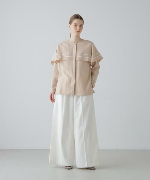 ADORE / アドーア シャツ・ブラウス | ラインエンブロイダリーブラウス | 詳細3