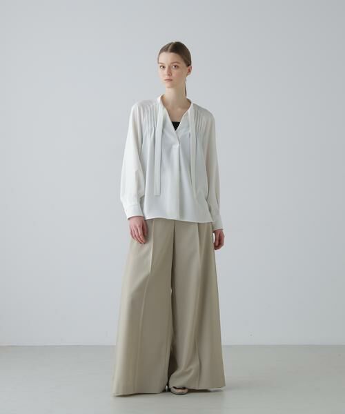 ADORE / アドーア シャツ・ブラウス | バックサテンジョーゼットブラウス | 詳細2