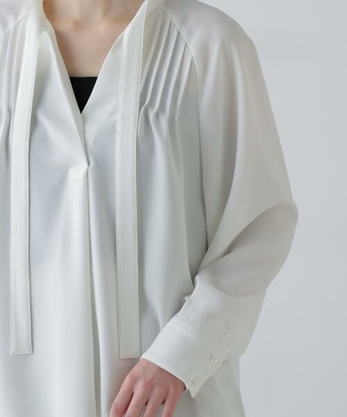 ADORE / アドーア シャツ・ブラウス | バックサテンジョーゼットブラウス | 詳細6