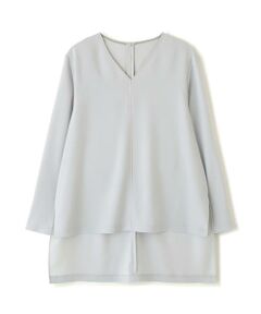 ADORE / アドーア シャツ・ブラウス | バックサテンジョーゼットＶネック