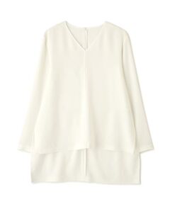 ADORE / アドーア シャツ・ブラウス | バックサテンジョーゼットＶネック