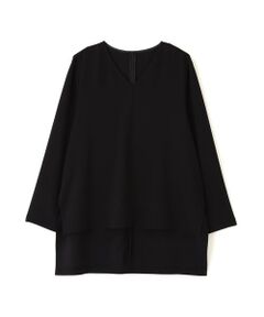 ADORE / アドーア シャツ・ブラウス | バックサテンジョーゼットＶネック