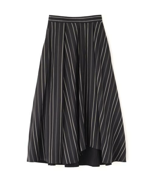 ADORE / アドーア スカート | マルチストライプジャガードスカート（ブラック）