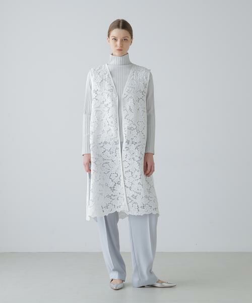 ADORE / アドーア パンツ | バックサテンジョーゼットパンツ | 詳細1