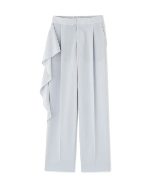 ADORE / アドーア パンツ | バックサテンジョーゼットパンツ（ブルー）