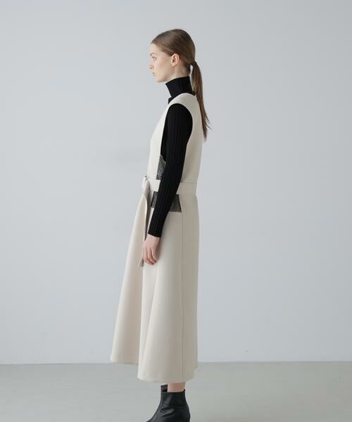 ADORE / アドーア ワンピース | バイカラーボンディングワンピース | 詳細5