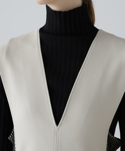 ADORE / アドーア ワンピース | バイカラーボンディングワンピース | 詳細7