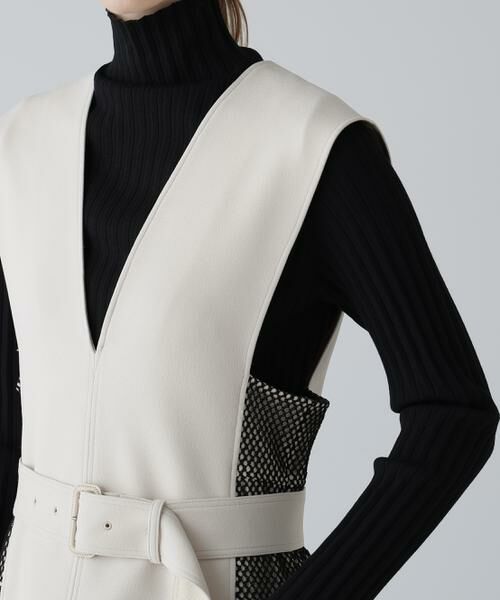 ADORE / アドーア ワンピース | バイカラーボンディングワンピース | 詳細8