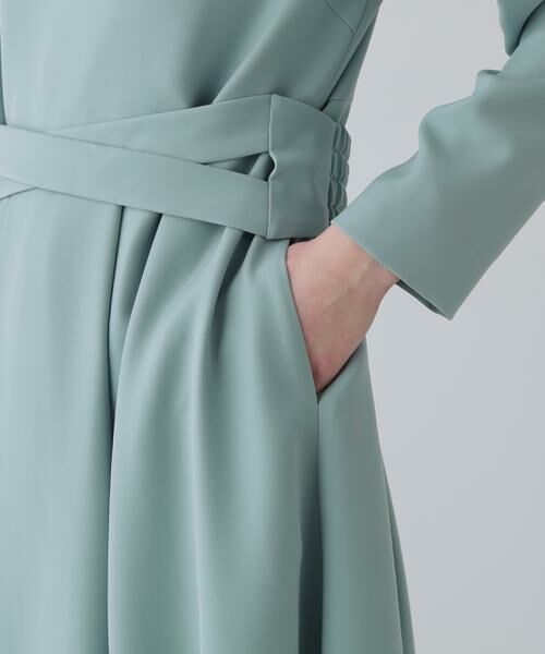 ADORE / アドーア ワンピース | パウダリーダブルサテンワンピース | 詳細9