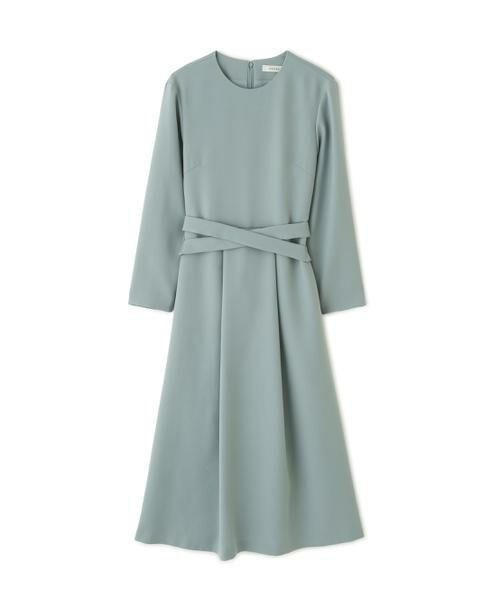 ADORE / アドーア ワンピース | パウダリーダブルサテンワンピース（グリーン）