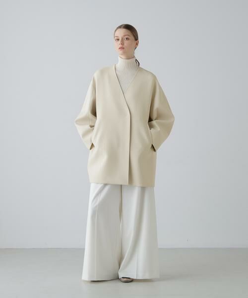 ADORE / アドーア テーラードジャケット | バイカラーボンディングジャケット | 詳細2