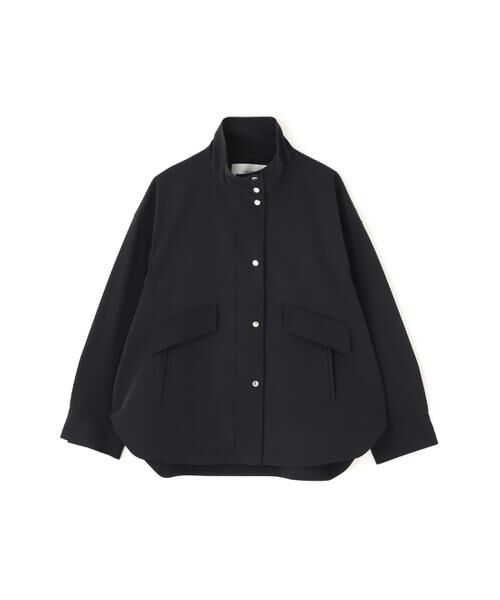 ADORE / アドーア テーラードジャケット | ペーパーライクストレッチジャケット（ブラック）